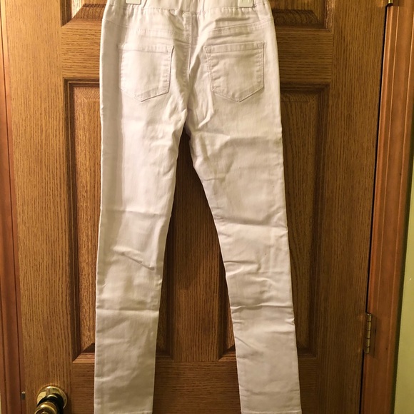 Girls White jegging Pants BNWT Size 12 - Picture 2 of 3